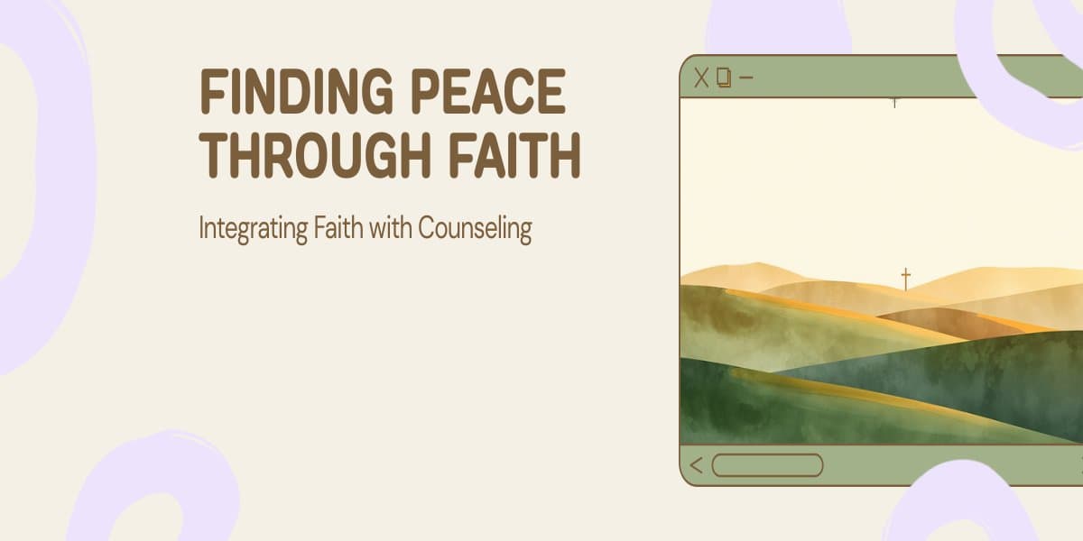 Peaceful setting representing faith-based therapy and Christian counseling