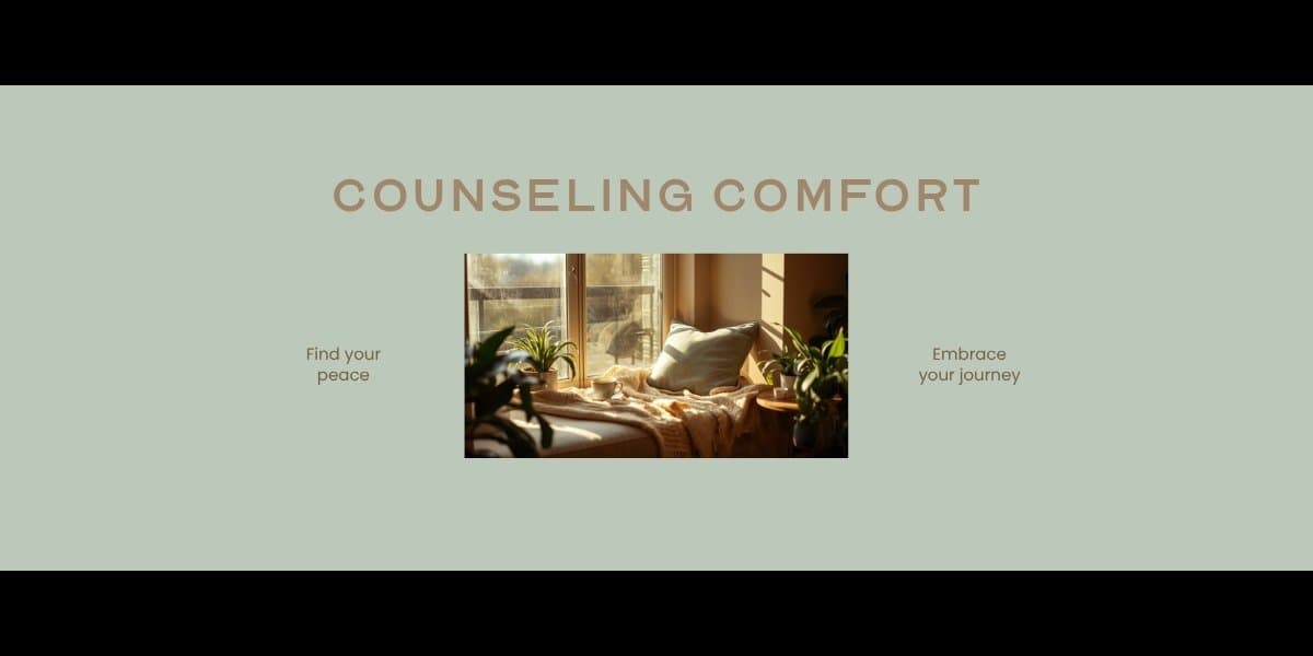 Comforting counseling scene representing how therapy helps